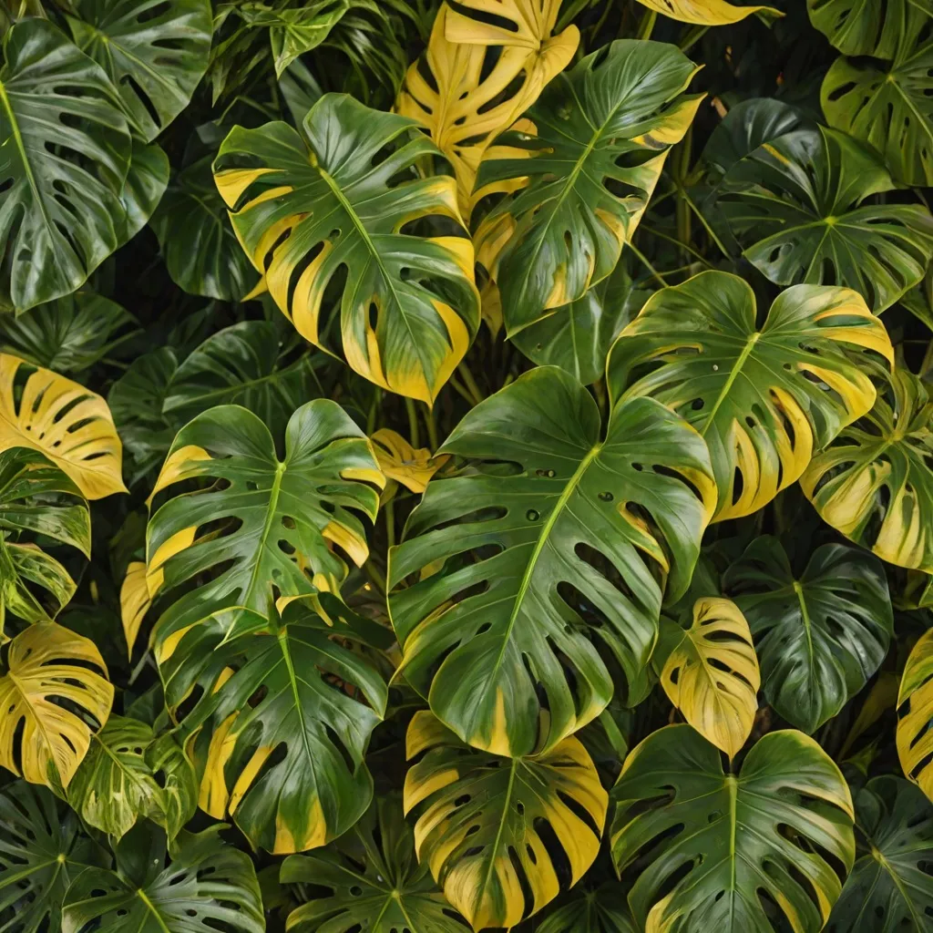 Monstera z żółtymi liśćmi - przyczyny i rozwiązania