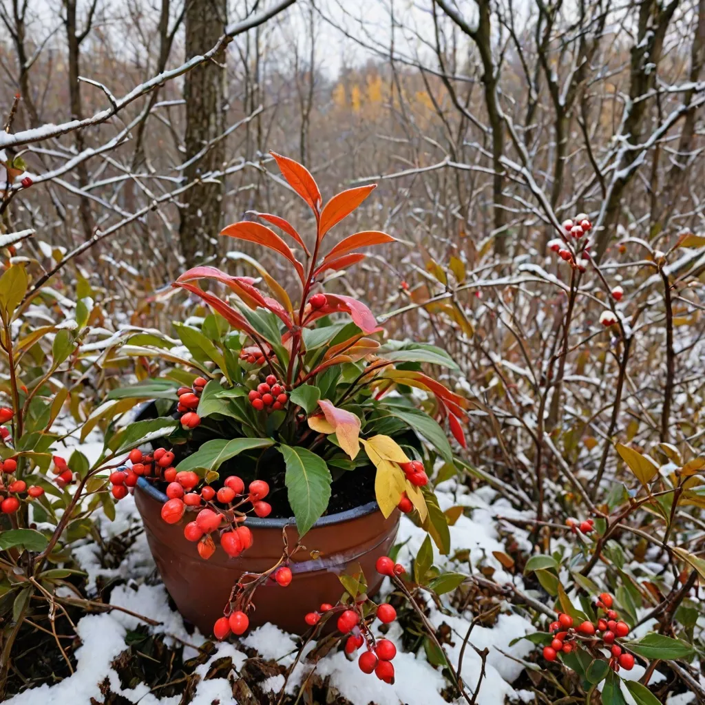 Trzmielina w donicy - jak przetrwać zimę?