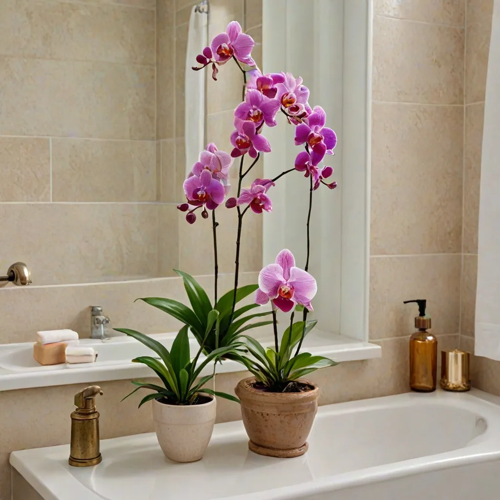 Najlepsze kwiaty do łazienki bez okna