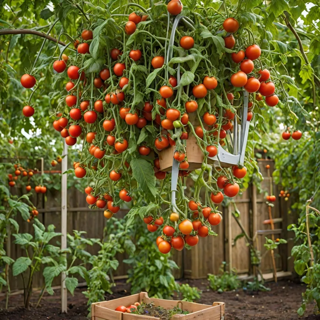 Pomidory do góry nogami - nowatorski sposób uprawy